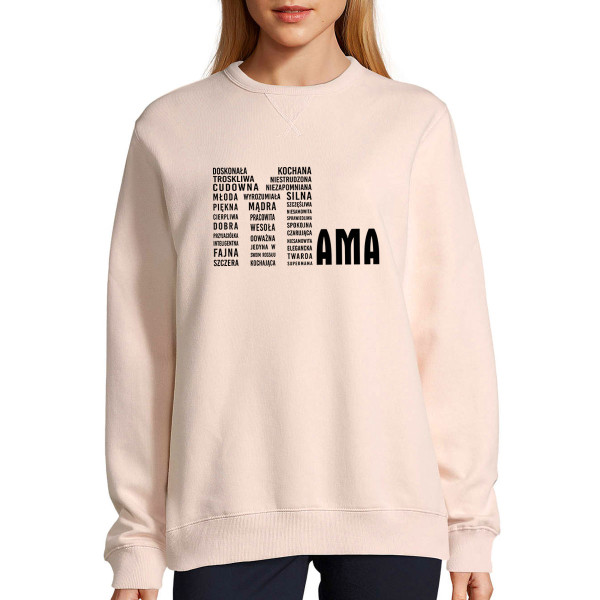 UNISEX pastelowy sweter Sully "Mama jedyna w swoim rodzaju" UNISEX pastelowy sweter Sully "Mama jedyna w swoim rodzaju"