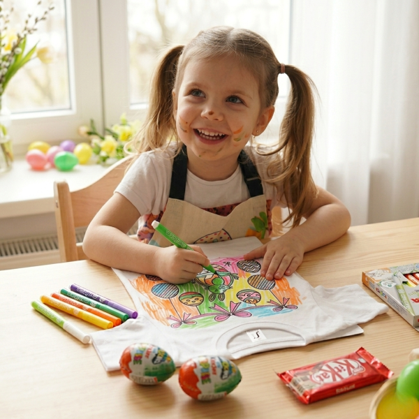 Zestaw upominkowy dla dzieci "Kolorowa Wielkanoc"