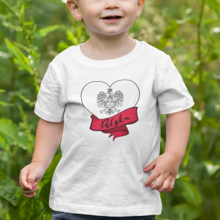 Koszulka dziecięca "Serce Polski"