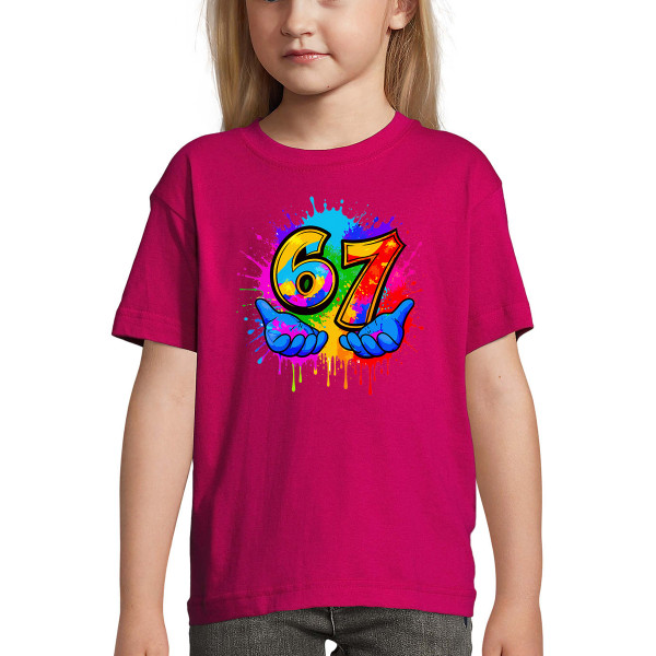 Koszulka dla dzieci "Six seven"