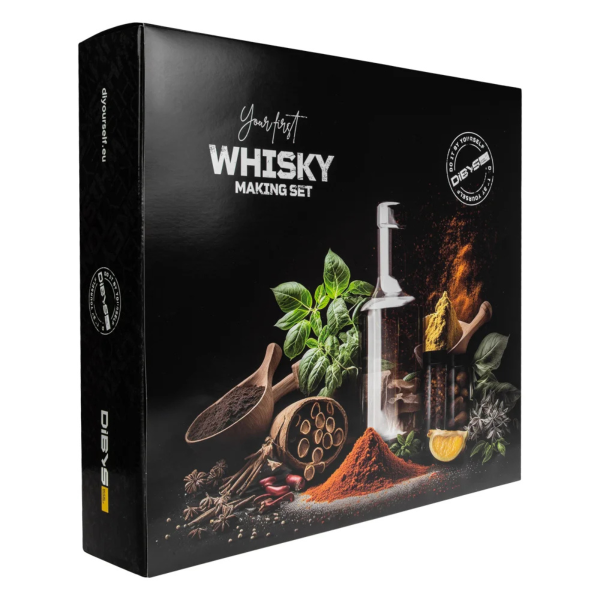 Zestaw do produkcji whisky z przyprawami i akcesoriami do koktajli
