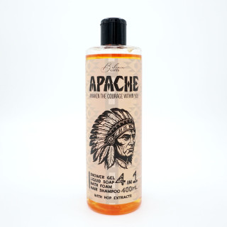 Męski żel pod prysznic, szampon, pianka i mydło 4w1 "Apache" (400ml)