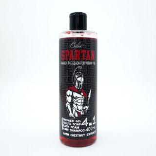 Męski żel pod prysznic, szampon, pianka i mydło 4w1 "Spartan" (400ml)