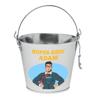 Wiadro "Dla szefa" z wybranym imieniem