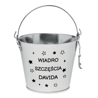 Wiadro "Wiadro pełne szczęścia" z wybranym imieniem