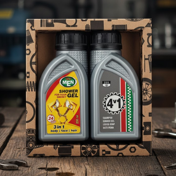 Zestaw upominkowy - żel pod prysznic "Shower Gel + 4in1" 2x250ml