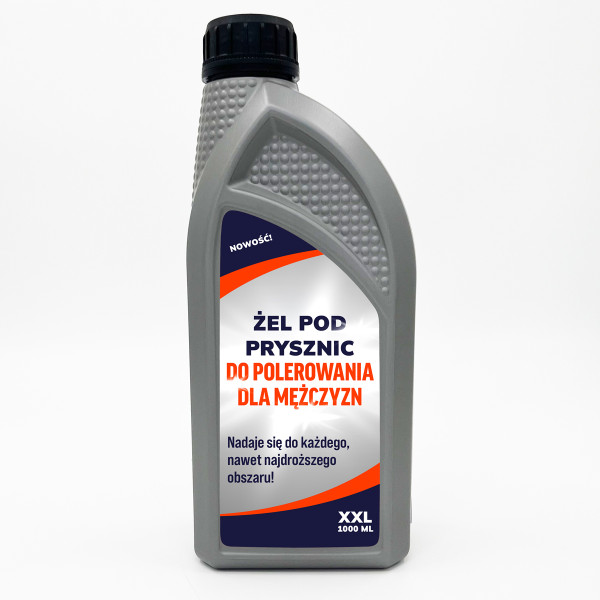 Żel pod prysznic XXL "Do męskiego polerowania" (1000ml) Żel pod prysznic XXL "Do męskiego polerowania" (1000ml)