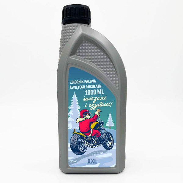Żel pod prysznic XXL "Zbiornik paliwa Świętego Mikołaja" (1000ml) Żel pod prysznic XXL "Zbiornik paliwa Świętego Mikołaja" (1000ml)