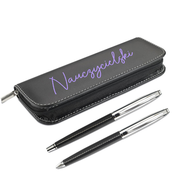 Zestaw długopisów z etui "Nauczycielski" Zestaw długopisów z etui "Nauczycielski"
