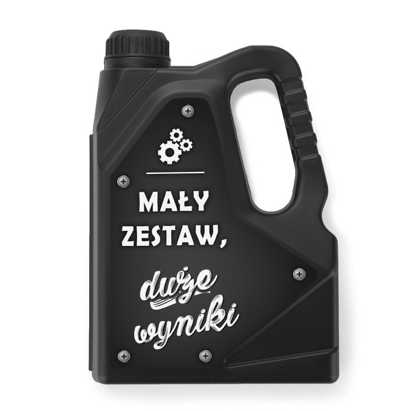 Zestaw narzędzi w kształcie kanistra "Mały zestaw. Duże wyniki"