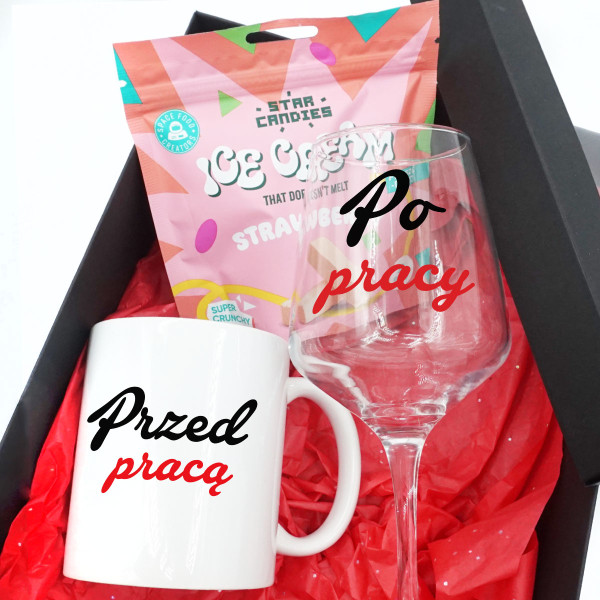 Zestaw upominkowy "Przed i po pracy"