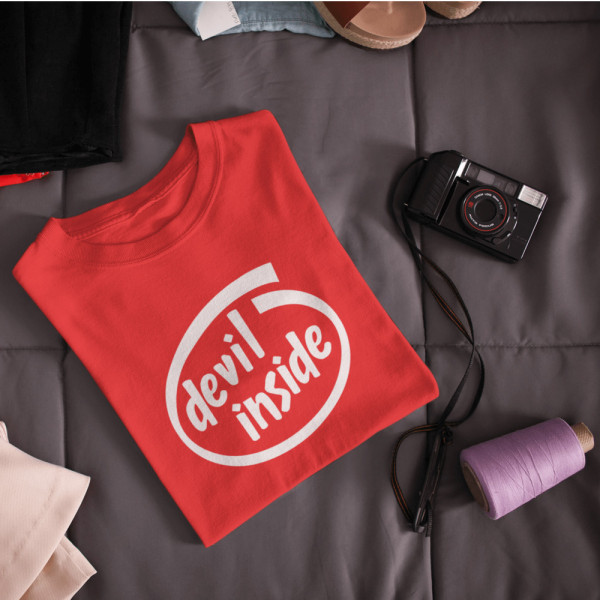 Damska koszulka "Devil inside"
