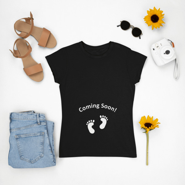 Damska koszulka "Coming soon"