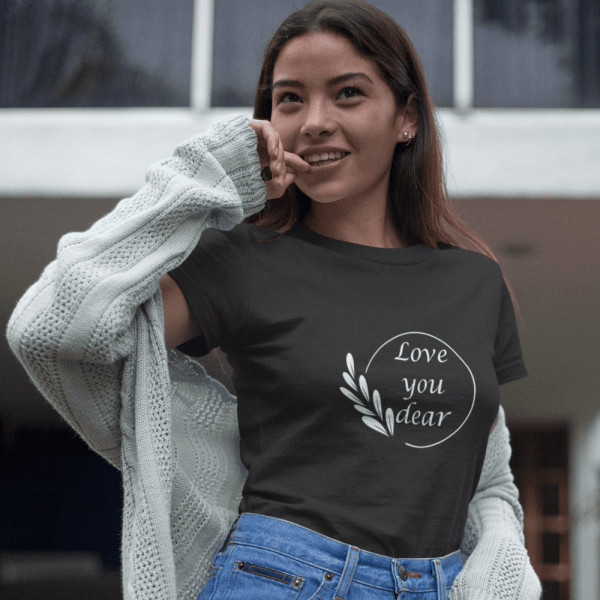 Damska koszulka "Love you dear"